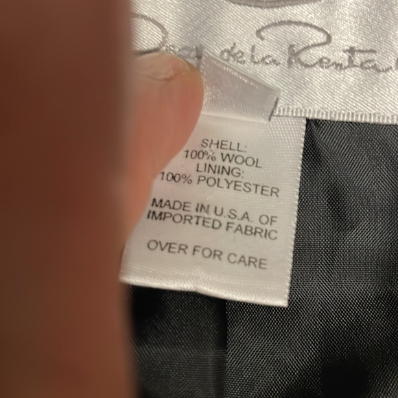 Oscar da la renta wool blazer - Picture 4 of 11